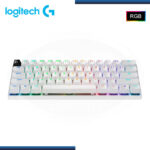 TECLADO LOGITECH G PRO X 60 WHITE LIGHTSPEED RGB TÁCTIL WIRELESS BLUETOOTH (PN:920-011921) - Imagen 4