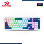 TECLADO REDRAGON EISA K686 PRO RGB WHITE BLUE INGLES USB-C/BLUETOOTH/WIRELESS - Imagen 2