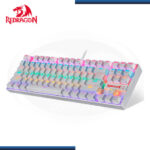 TECLADO REDRAGON KUMARA RAINBOW WHITE MECANICO SWITCH RED ESPAÑOL (PN:K552-KR-SP WHITE) - Imagen 2