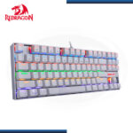 TECLADO REDRAGON KUMARA RAINBOW WHITE MECANICO SWITCH RED ESPAÑOL (PN:K552-KR-SP WHITE) - Imagen 3