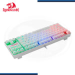 TECLADO REDRAGON KUMARA RAINBOW WHITE MECANICO SWITCH RED ESPAÑOL (PN:K552-KR-SP WHITE) - Imagen 4
