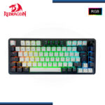 TECLADO REDRAGON UCAL K673WB PRO RGB 75% ESPAÑOL WHITE BLACK MECANICO USB-C/BLUETOOTH/WIRELESS - Imagen 2