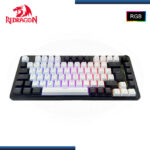 TECLADO REDRAGON UCAL K673WB PRO RGB 75% ESPAÑOL WHITE BLACK MECANICO USB-C/BLUETOOTH/WIRELESS - Imagen 5