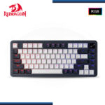 TECLADO REDRAGON UCAL K673WB PRO RGB 75% INGLES WHITE BLACK MECANICO USB-C/BLUETOOTH/WIRELESS (PN:K673WB-RGB-PRO) - Imagen 2