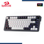 TECLADO REDRAGON UCAL K673WB PRO RGB 75% INGLES WHITE BLACK MECANICO USB-C/BLUETOOTH/WIRELESS (PN:K673WB-RGB-PRO) - Imagen 3