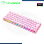 TECLADO T-DAGGER ARENA PINK RGB SWITCH RED ESPAÑOL (PN:T-TGK321P-RGB-SP-RED) - Imagen 5