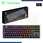 TECLADO T-DAGGER BORA RGB BLACK MECANICO SWITCH RED (PN:T-TGK315B-RD-SP)