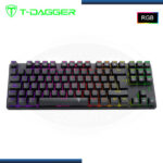 TECLADO T-DAGGER BORA RGB BLACK MECANICO SWITCH RED (PN:T-TGK315B-RD-SP) - Imagen 3