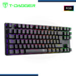 TECLADO T-DAGGER BORA RGB BLACK MECANICO SWITCH RED (PN:T-TGK315B-RD-SP) - Imagen 4
