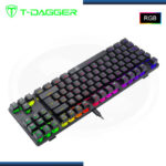 TECLADO T-DAGGER BORA RGB BLACK MECANICO SWITCH RED (PN:T-TGK315B-RD-SP) - Imagen 5