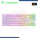 TECLADO T-DAGGER BORA RGB WITHE MECANICO SWITCH RED (PN:T-TGK315W-RD-SP) - Imagen 2